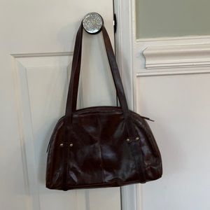 Gorgeous Hobo International dark brown handbag like new!